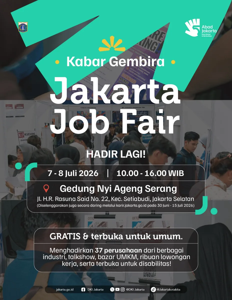 Job Fair Kabupaten Nias 2026 (Suku Dinas TKTE Wilayah Kabupaten Nias Barat) : 7-8 Juli 2026