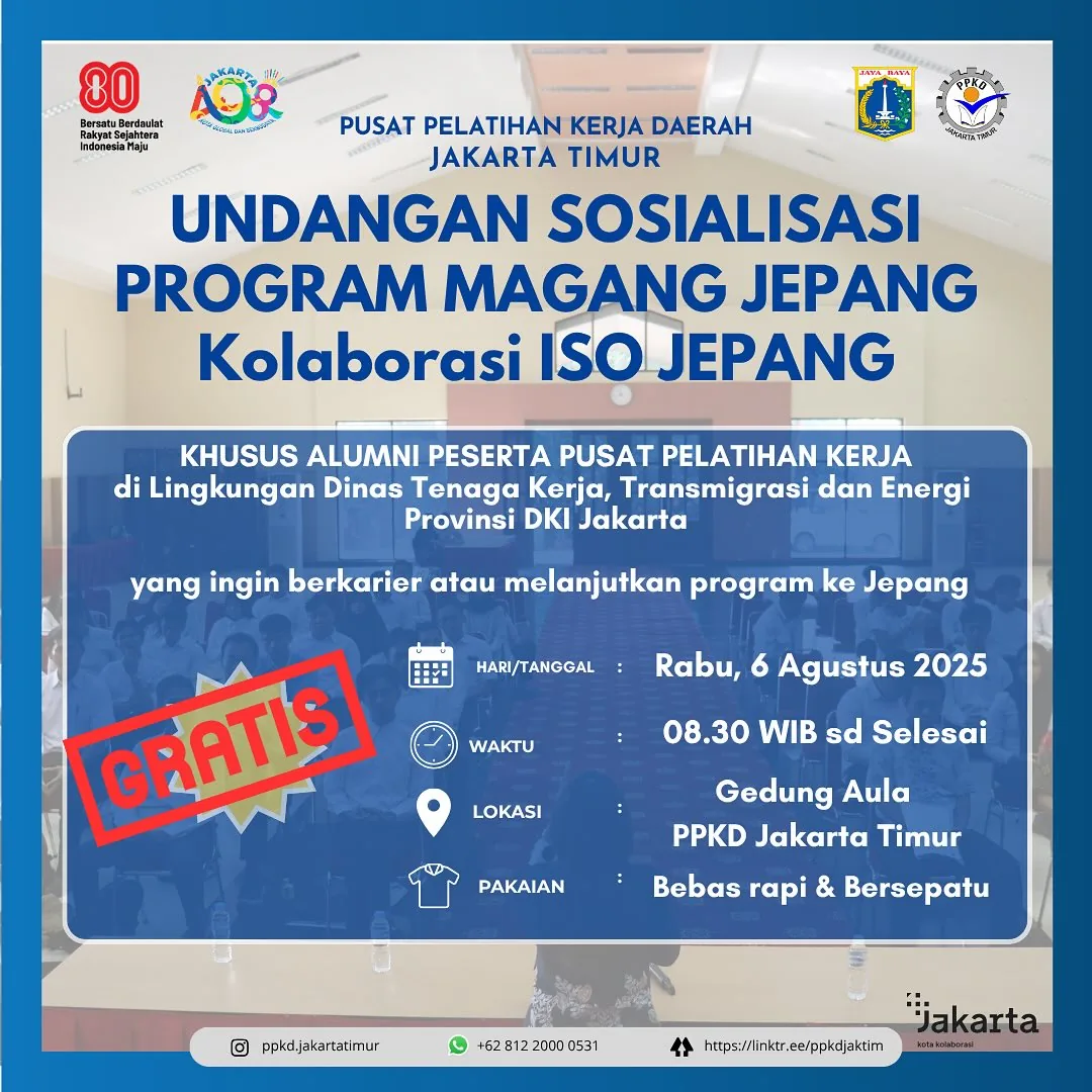 UNDANGAN SOSIALISASI PROGRAM MAGANG JEPANG – PPKD KABUPATEN NIAS